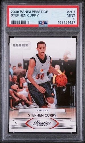 2009 Panini Prestige #207 Stephen Curry RC PSA 9 Mint
