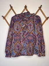 Floral Paisley Long Sleeve Blouse