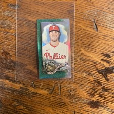 2022 Topps Allen & Ginter Mini Chrome Green Refractor Matt Vierling 18/99 RC 168