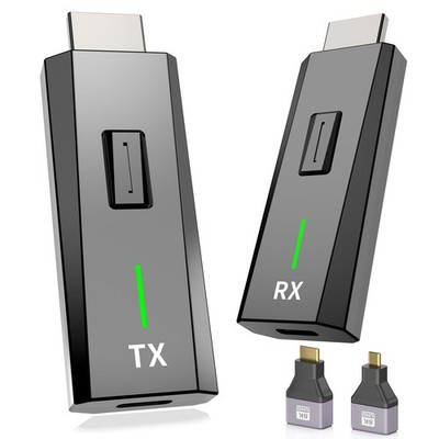 2025 Upgraded Wireless HDMI Transmitter and Receiver 328FT/100M, 4k Decode 10...