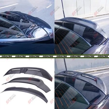 Real Carbon Fiber Rear Trunk Lip Spoiler Wing Kits For Honda Accord Sedan 23-25