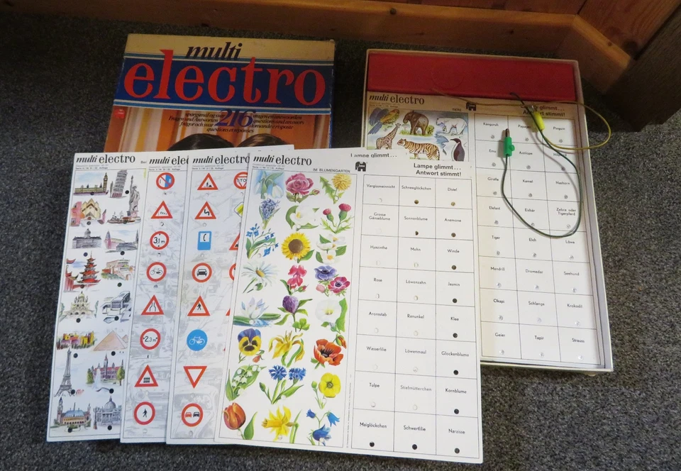 Spiel Multi Electro Elektro Elektronikspiel Jumbo Spiele Vintage 70er Jahre - Bild 3 von 4