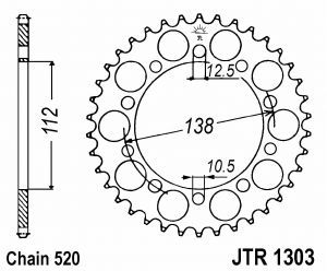 Kit chaine couronne YAMAHA YZF-R6 44 dents alu moto de piste