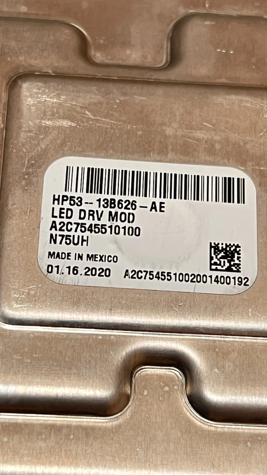 Módulo de control de lastre de faros LED HP53-13B626-AE Lincoln MKZ 2017-19 de fábrica Foto 2 de 3