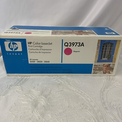 HP Color LaserJet Series 2550 Print Cartridge Q3973A Magenta Factory Sealed