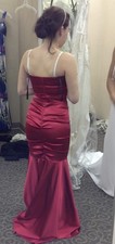 Red David's Bridal Prom/formal dress size 1