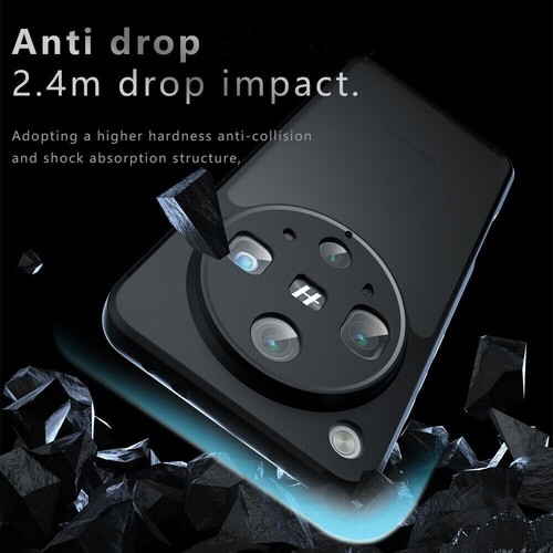 Funda Carcasa TPU Suave Antideslizante Antideslizante Para Oppo Find X8 Ultra, Negra Mate - Imagen 3 de 13