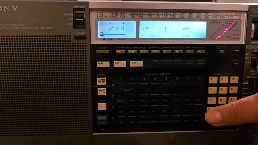 Sony ICF-2010 In Excellent Condition Recapped & Upgraded By