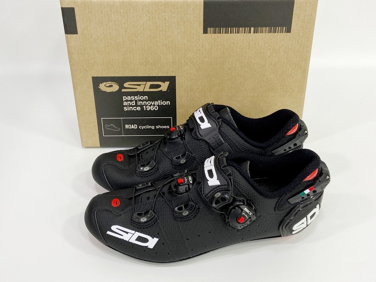 シディ SIDI SCARPE WIRE 2 CARBON マット ブラック SIDI Wire 2 Matt Carbon Road Cycling Shoes (Matt Black) Made Italy