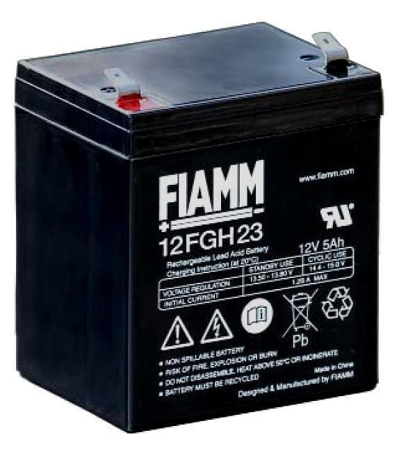 Batteria al Piombo 12V 5Ah (Faston 6,3mm)