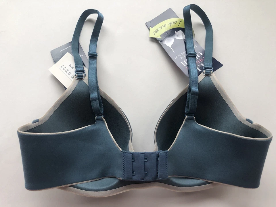 Sujetador con aros Barely There Simply The One 5737 34C azul nuevo con etiquetas Foto 2 de 4