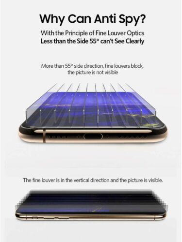Privacy Tempered Glass Screen Protector For Pixel 9 iPhone 16 Pro Max Samsung - Picture 10 of 28