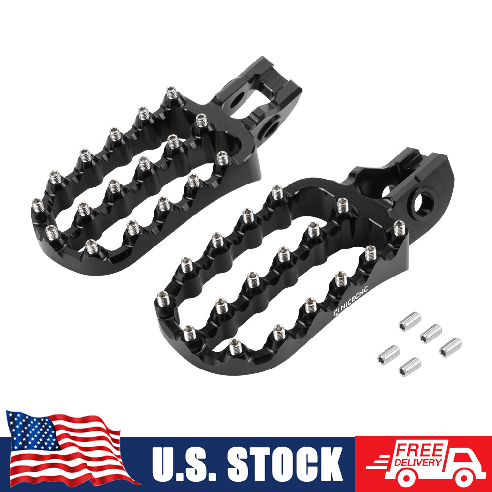 【ミー】 NICECNC Foot Pegs Rests Pedals For KTM150 250 300 350 450