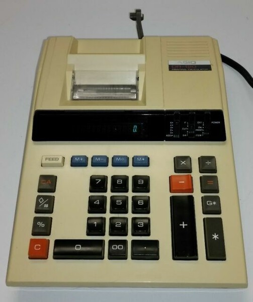 Casio Dr120s Printing Calculator Super RARE Heavy Duty 12 DIGIT Adding