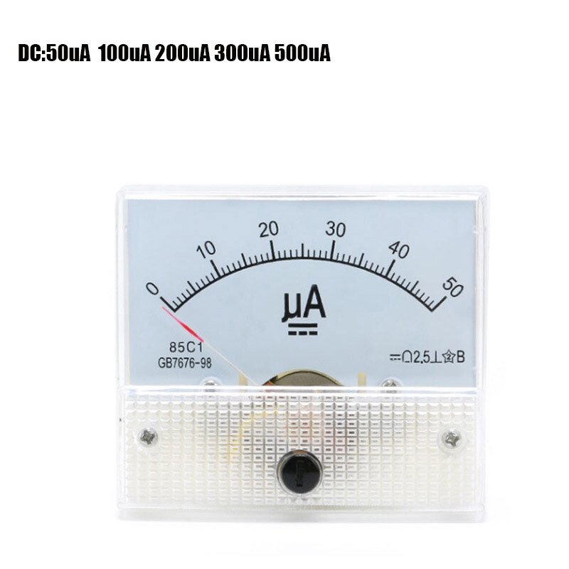 DC Amperemeter Einbauinstrument Messinstrument Einbau Analog Panel Meter 0-30mA