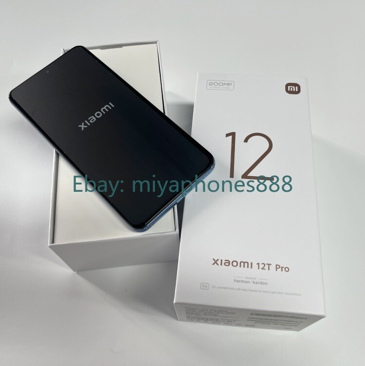 Xiaomi　12T Pro Black  12GB  256GB Xiaomi 12T Pro 8GB RAM 256GB • See the best prices »