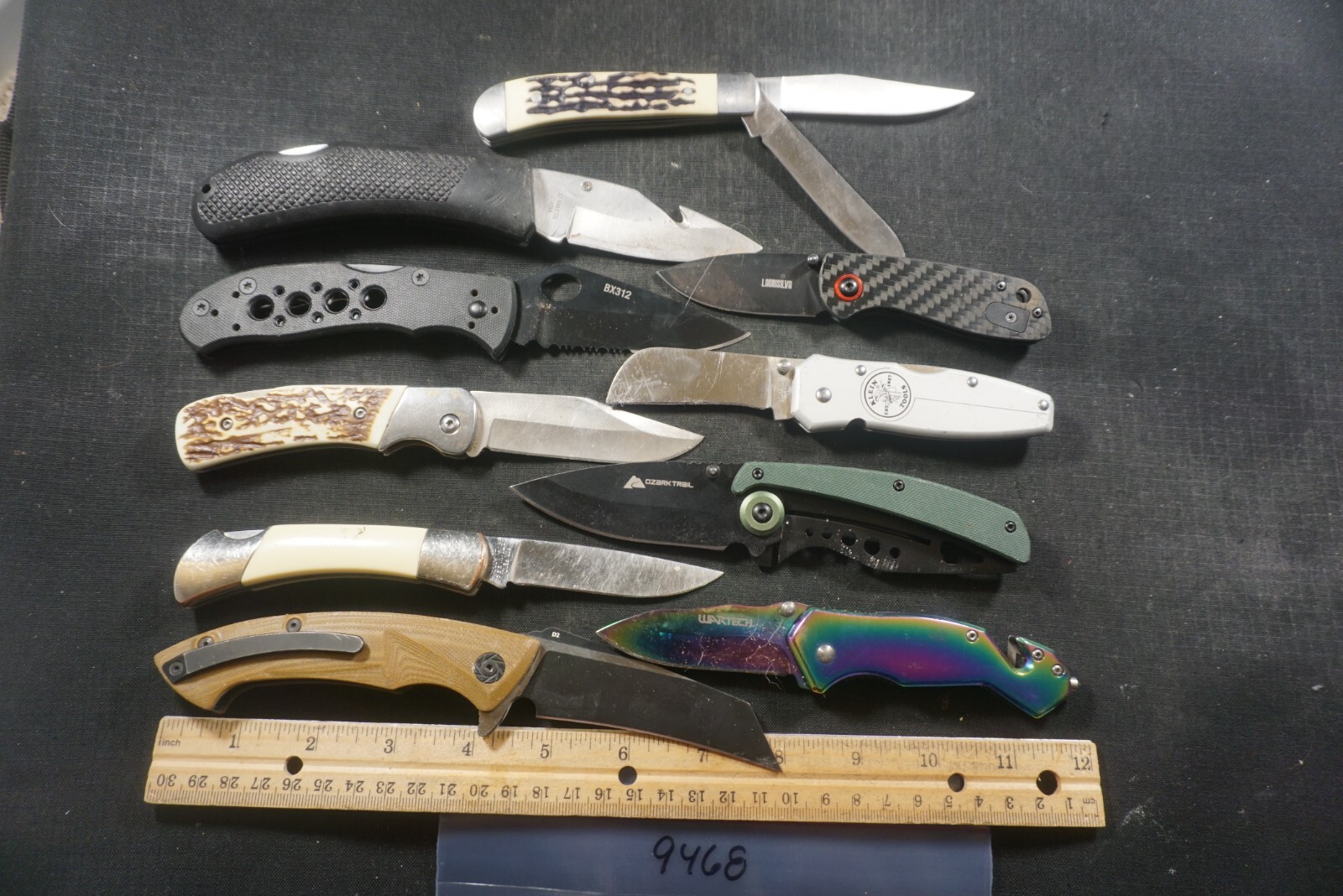 9468 Ten assorted pocket knives eBay