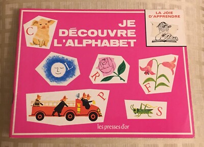 *Paperback French Book - Je Découvre L'alphabet - La Joie D'apprendre