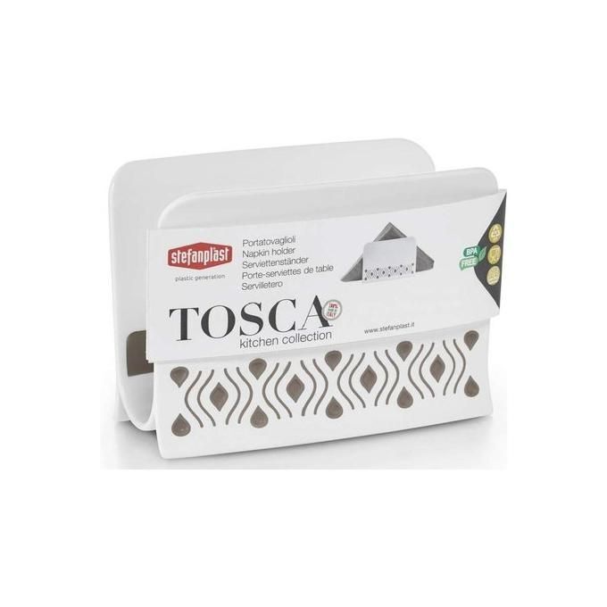 Stefanplast Serviettenring Tosca 7,5x15,5cm Aus Taubengrau Harz