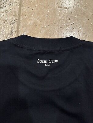 Paris Sushi Club Matsuhisa Nobu Stampd Black T-Shirt | eBay Paris Sushi Club Matsuhisa Nobu Stampd Black T-Shirt | eBay