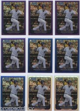 Lot of (139) Brennan Boesch 2012 Bowman Chrome COLOR Cards - Los Angeles Angels