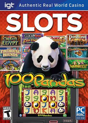 NEW Encore IGT Slots  100 Pandas CD ROM COMPUTER GAMBLING PANDA GAMES GAME#535