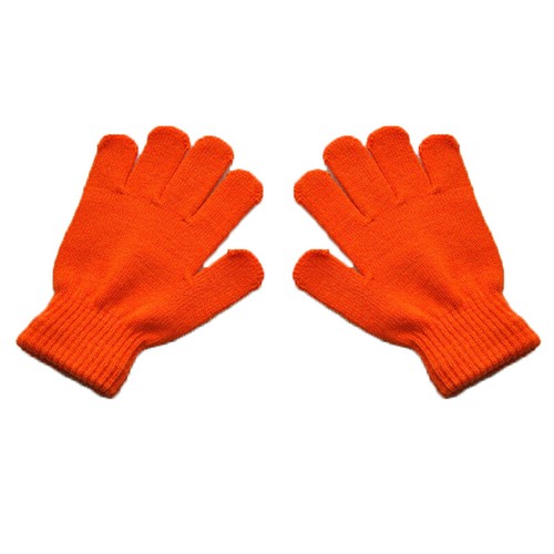 Children Knitted Gloves Boy Girls Full Finger Mittens Candy Color Thick Gloves - Picture 26 of 38