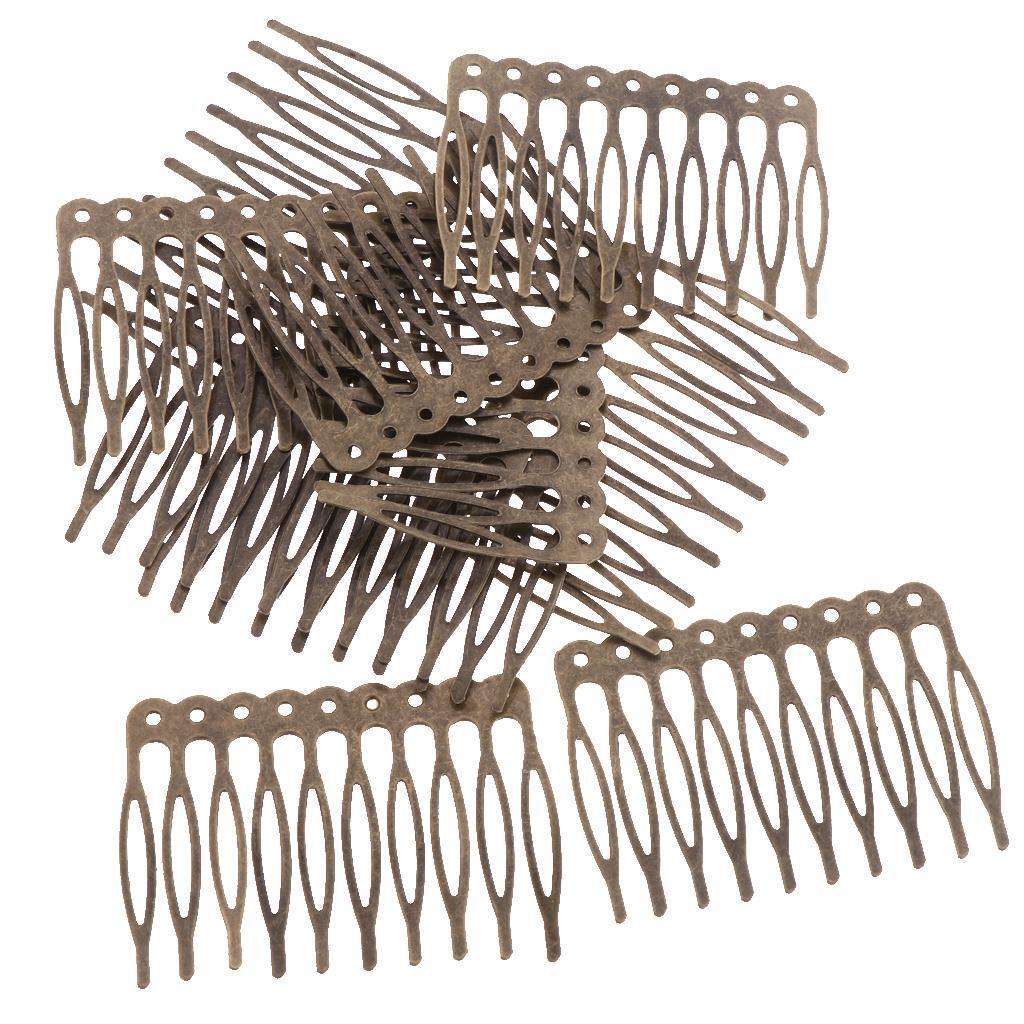 Comb for Bridal Hair Accessories DIY Pack of 5 or 10-image