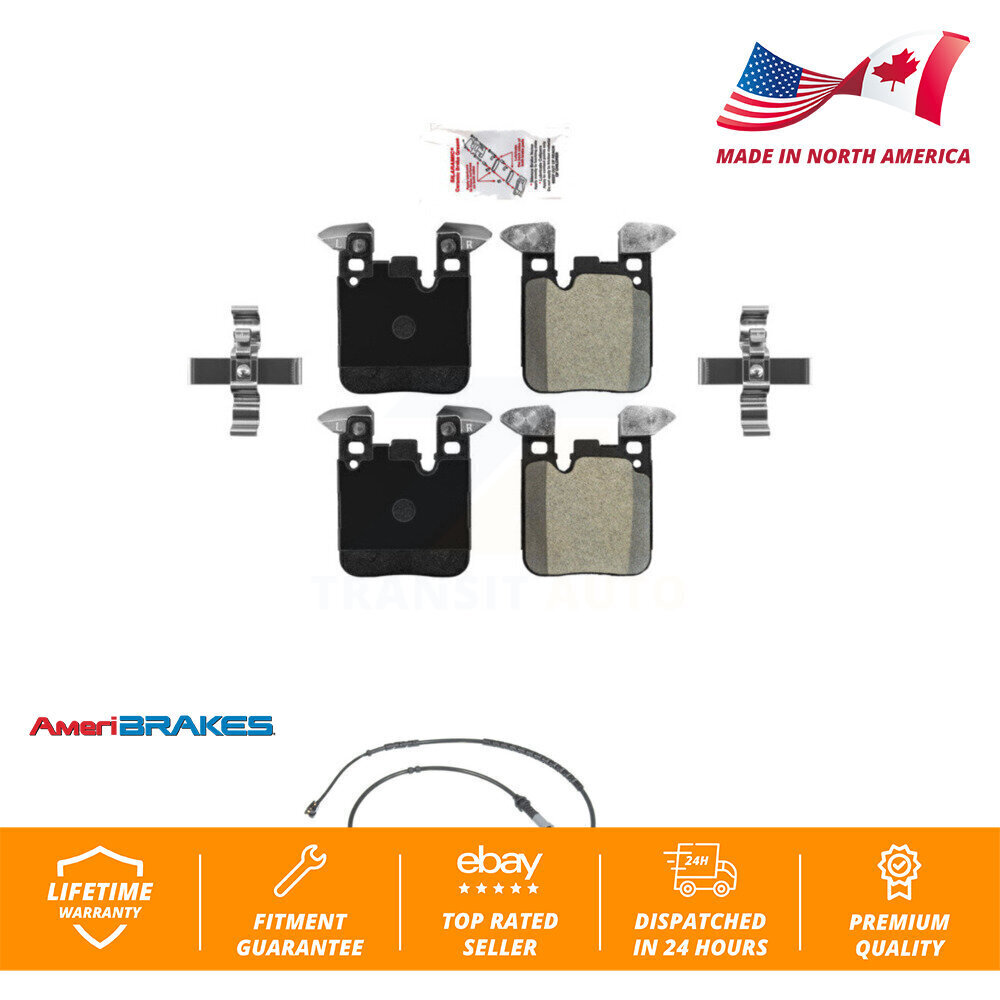 Rear Ceramic Brake Pads For BMW 128i 320i 323i 325i 325Xi 328i - Foto 9