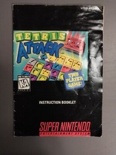 Tetris Attack Super Nintendo SNES, 1996 Instruction Booklet Manual ONLY