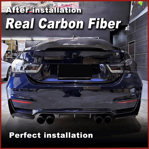 Alerón de carbono para BMW Serie 4 F36 Gran Coupé Turning 13-18 alerón trasero labio alas - Imagen 2 de 12