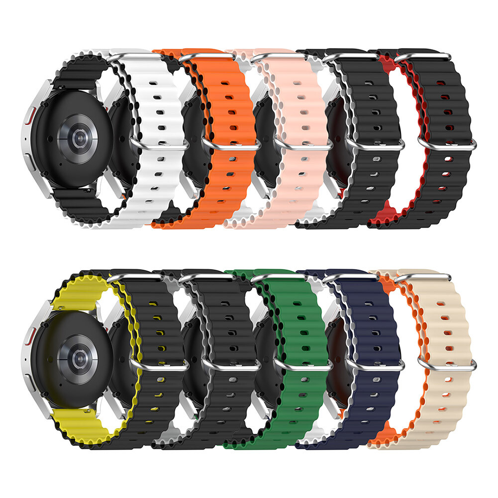 Smart Watch Strap Dual Color Watch Band Strap 20/22mm for Samsung