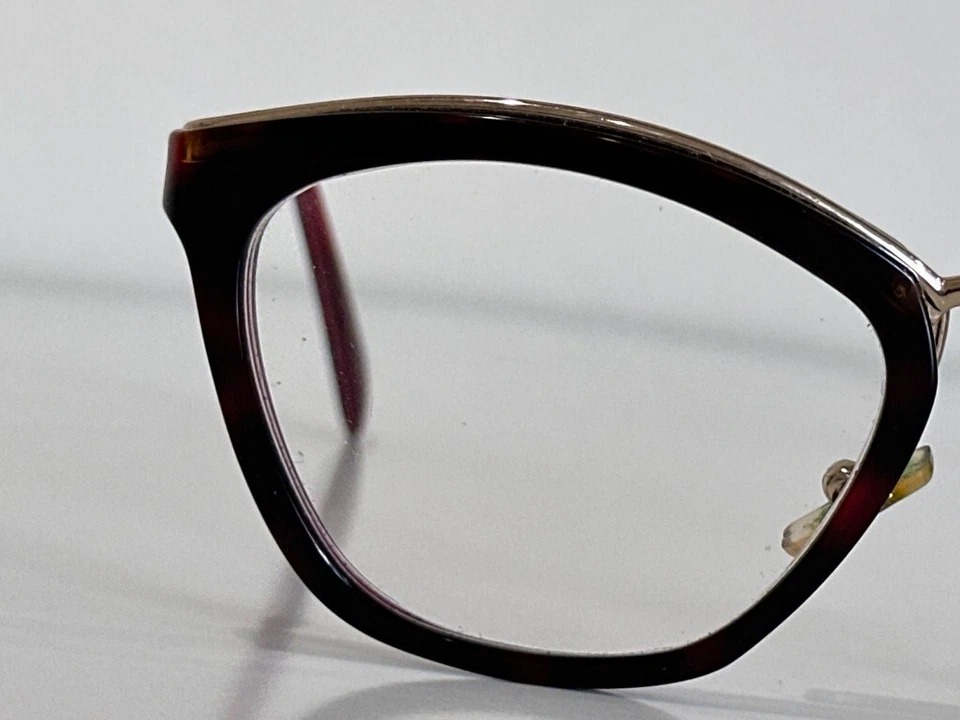 Marco de gafas Miu Miu VMU 55M PDL-1O1 para mujer ojo de gato rojo habana 51-20-140 Foto 4 de 4