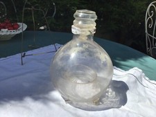 Ancien PIEGE A GUEPES en verre soufflé. XIXème début XXème vintage collection