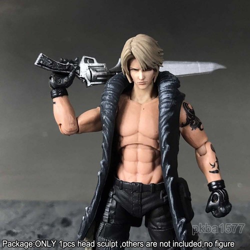 Premium 1/18 Squall Male Head Sculpt Man Head For 3.75" Acid Rain Joytoy Figure - Picture 2 of 3
