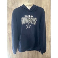 Dallas Cowboys NFL Team Apparel Blue Pullover Hoodie Size Youth XL 18/20