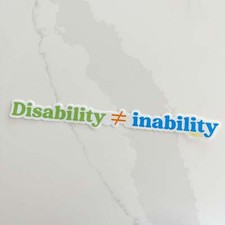 Disability   Inability Sticker