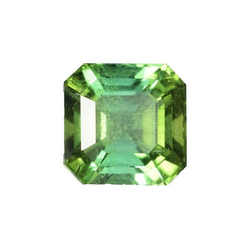 Pierre Précieuse Indicolite (Tourmaline) – Taille Coussin 12x12 Mm – Naturelle, Chauffée – Couleur Bleu-vert – Brésil