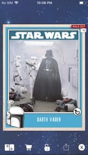 Topps Star Wars Digital Card Trader Darth Vader Prime Insert