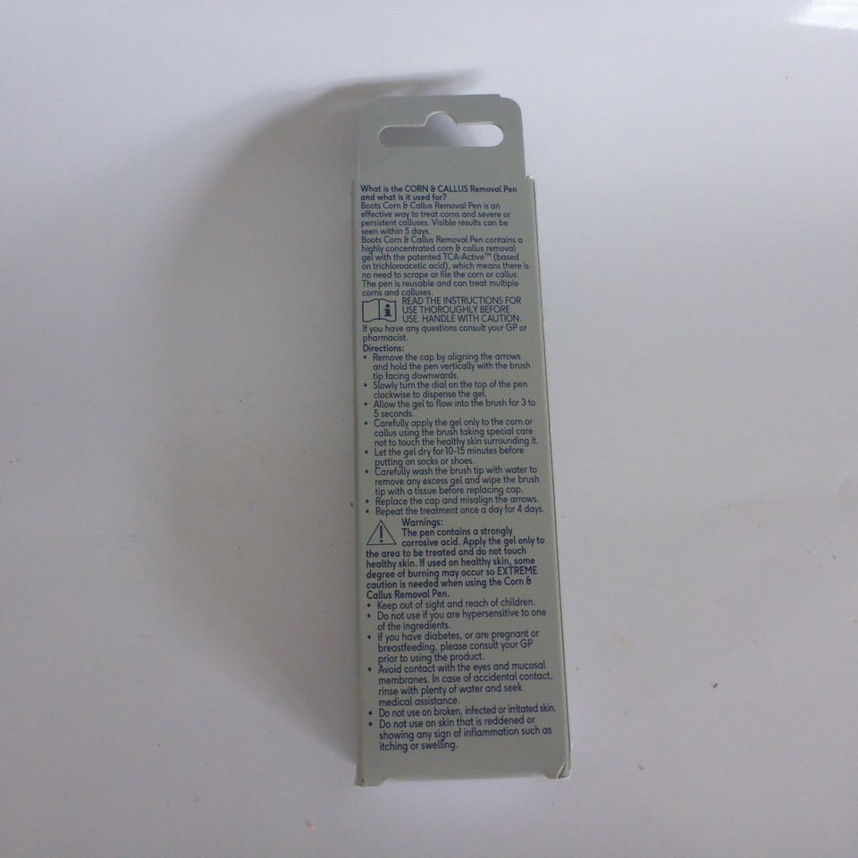 Boots Corn & and Callus Removal Pen 4g Works Within 5 Days eBay
