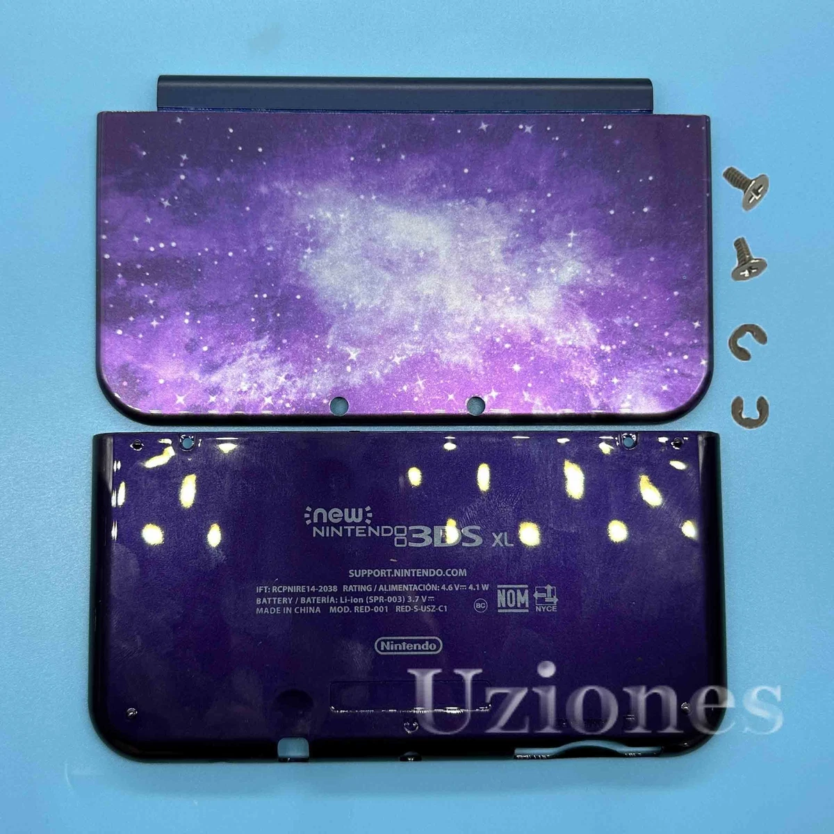 A E Housing Shell Cover Case For Nintendo New 3DS XL New 3DS LL Galaxy Purple