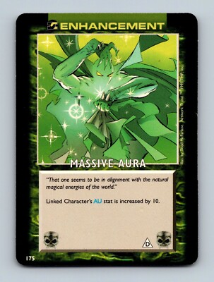 Spawn Power Cardz - Massive Aura 175 - Wildstorm Productions 1995