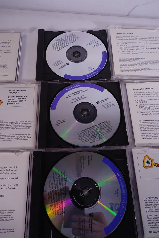 SGI Silicon Graphics IRIX Freeware CD's + More  - Image 2 of 4