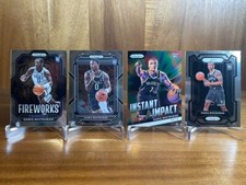 Dariq Whitehead 2023-24 Prizm #175 Base & #10 Instant Impact + Draft Picks