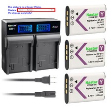 Kastar Battery LCD Rapid Charger for Pentax D-LI78 PENTAX Optio V20 Optio W60