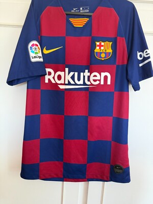 Barcelona 2019-20 Home Messi Football Shirt Adult Small /60326