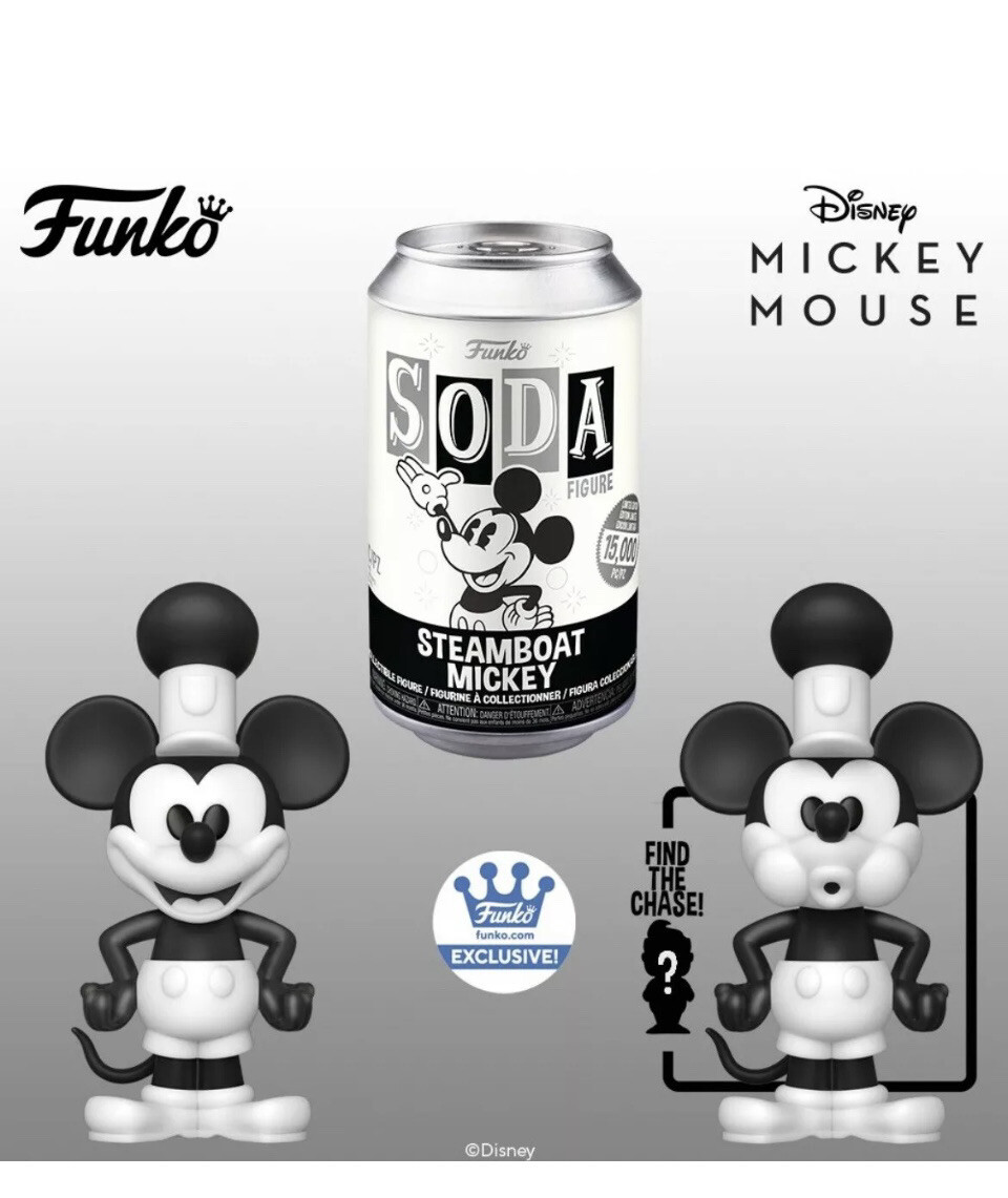 Funko POP! Mickey Mouse: Steamboat Willie Soda Funko Shop
