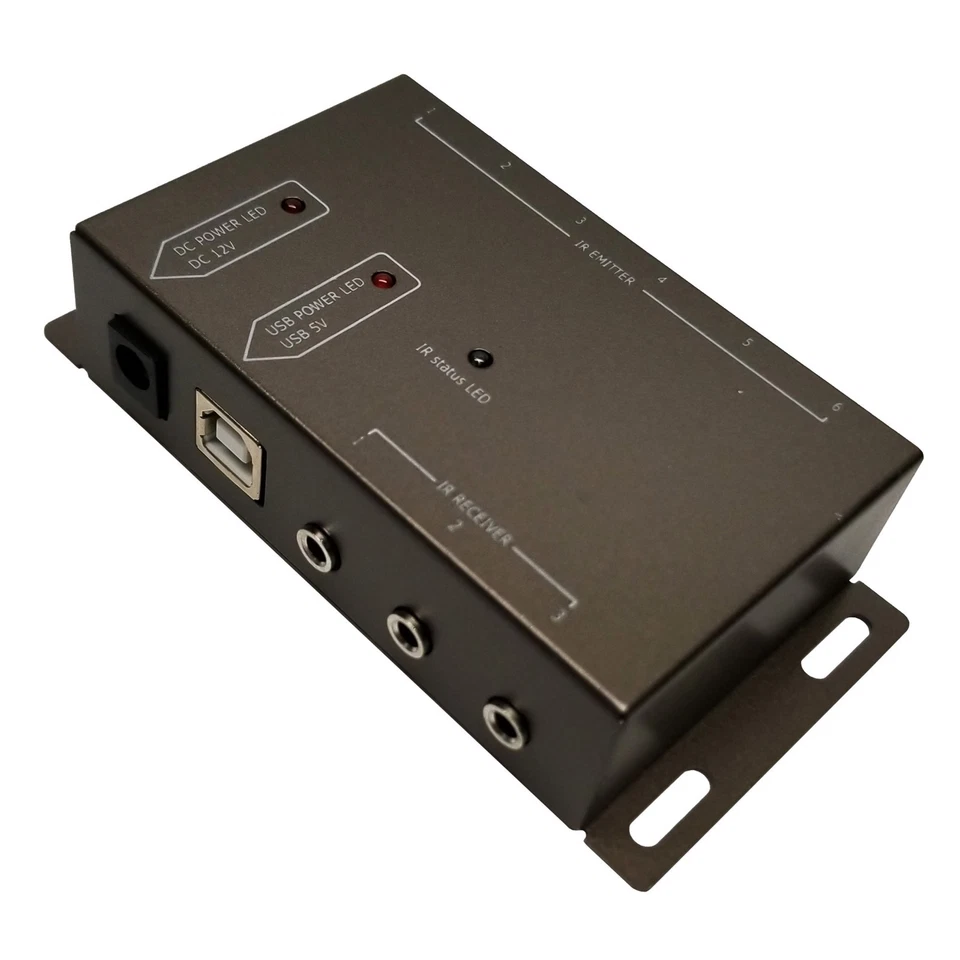 Kit de sistema receptor emisor extensor repetidor de control remoto infrarrojo IR oculto Foto 4 de 4