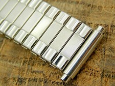 NOS Vintage Watch Band Stainless JB Champion Expansion 16mm-19mm Straight Unused