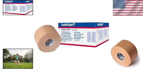 High Adhesive Leukotape P Strapping Tape for Injuries - 5 Rolls, 1.5in x 15yds - Picture 2 of 7